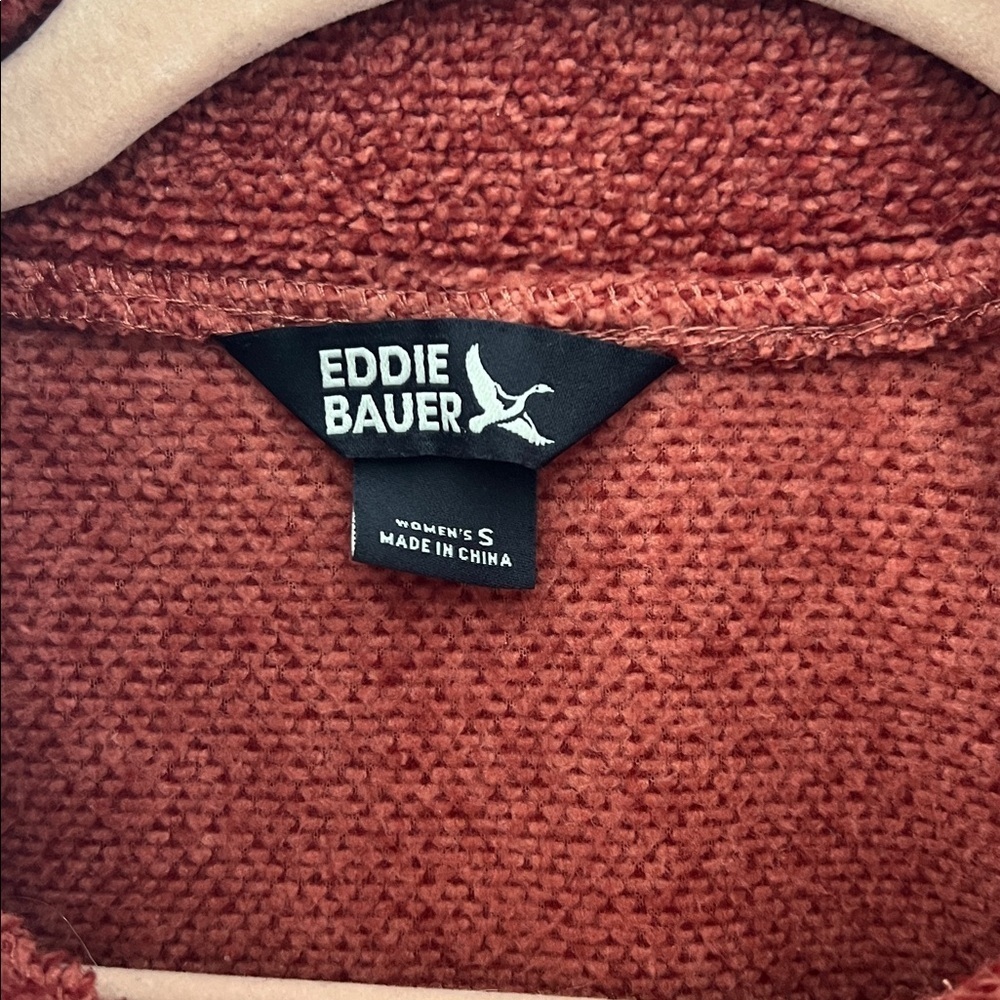 Eddie Bauer Women’s Quarter Button Up Pullover Sweater - Picture 2 of 3